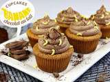 Cupcakes banane et chocolat au lait