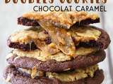 Double cookies cœur coulant caramel