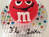 M&m’s  cake de Priscy ChocoPraline