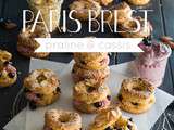 Mini Paris Brest praliné & cassis