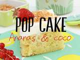 Poke cake à l’ananas et coco