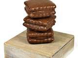 Sandwich cookies pistache chocolat