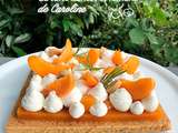 Tarte aux abricots et au romarin de Caroline