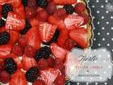 Tarte aux fruits rouges et mascarpone