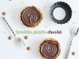 Tartelettes pistache-chocolat sans cuisson