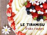 Tiramisu aux fruits rouges