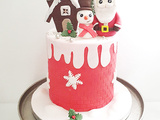 Tuto cake design de Noël