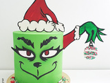 Tuto – Gâteau pâte à sucre Le Grinch