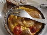 Clafoutis aux Tomates Cerises