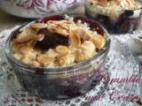 Crumbles aux Cerises & Chocolat Blanc