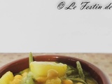 Curry de Pois Chiches, Pommes de Terre et Haricots Verts *Recette Cookéo