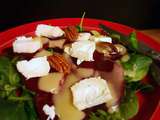 Salade de Betteraves, Chèvre et Noix