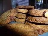 Biscuits complet aux amandes de Martha Stewart toujours à ma façon