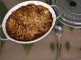 Crumble mangue-bannane noix de coco