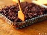 Crumble pommes chocolat