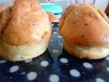 Muffins au fromage frais et a la moutarde a l'ancienne