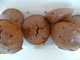 Muffins chocolat noisette