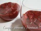 Compote pommes/framboises