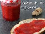 Confiture de fraises au gingembre