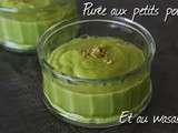 Purée de petits pois au wasabi