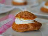 Choux chantilly (chantilly au Philadelphia et au lait concentré sucré)