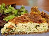 Quiche aux courgettes et basilic