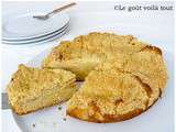 Gâteau crumble aux pommes