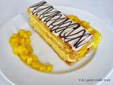 Millefeuille noix de coco et mangue