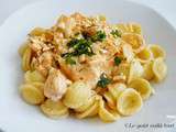 Orecchiette au saumon