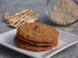 Cookies au pain azyme et amandes grillées