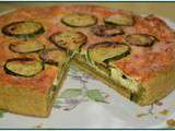 Tarte verte aux courgettes et fromage Herve