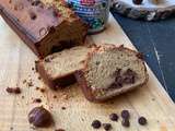 Cake à la crème de marrons et aux pépites de chocolat