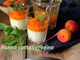 Panna Cotta à la verveine et compotée d’abricots