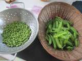 Bouillon aux cosses de petits pois