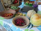 Confiture de melon et framboises