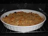 Crumble aux abricots