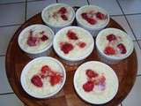 Fraises et riz au lait