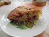 Gâteau au yaourt et framboises