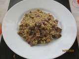 Risotto au boeuf