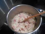 Risotto au jambon