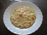 Risotto au potimarron et filet de julienne