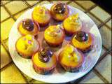 Cupcakes glaçages vanille & Nesquik