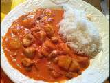 Curry de poulet bananes-mangue