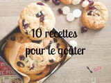 10 recettes pour le goûter (au companion ou non) – partie 1