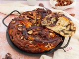 Babka chocolat et noisettes