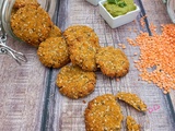 Biscuits apéritifs aux lentilles corail (au companion ou non)