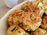 Boulettes flocons d’avoine et courgette (companion ou non)