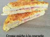 Croque-quiche à la courgette (companion ou non)