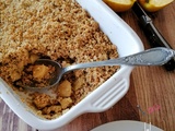 Crumble de pommes aux flocons d’avoine