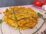 Galettes carottes et courgettes faciles